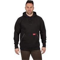 Chandail &agrave; capuchon lourd, Hommes, Petit, Noir - Milwaukee 350B-S