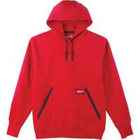 Chandail &agrave; capuchon lourd, Hommes, Petit, Rouge - Milwaukee 350R-S