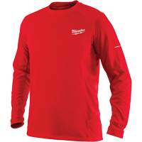 T-shirt &agrave; manches longues Workskin, Hommes, Petit, Rouge - Milwaukee 415R-S
