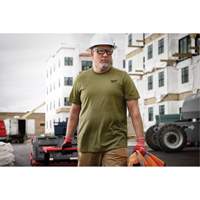 T-shirt de travail hybride, Hommes, Petit, Vert - Milwaukee 603GN-S