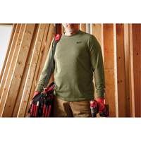 T-shirt de travail hybride, Hommes, Petit, Vert - Milwaukee 604GN-S
