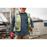 T-shirt de travail hybride, Hommes, Petit, Bleu - Milwaukee 604BL-S