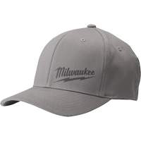 Flexfit&reg; Fitted Hat - Large/X-Large, Grey, Poly-Cotton - Milwaukee 504G-LXL