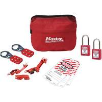 Basic Lockout Kit with Zenex Thermoplastic Locks, Electrical Kit, 11 Components - Master Lock S1010E410KABAS
