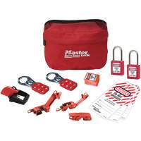 Standard Lockout Kit with Zenex Thermoplastic Locks, Electrical Kit, 13 Components - Master Lock S1010E410KA