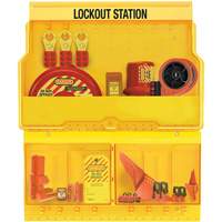 Station de cadenassage pour vannes et appareils &eacute;lectriques de luxe et de qualit&eacute; sup&eacute;rieure, Cadenas Aucune, Capacit&eacute; de 32, Cadenas Non compris - Master Lock S1900VEPRE