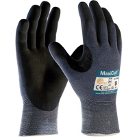 ATG MaxiCut&reg; Ultra Touchscreen Compatible Cut Resistant Gloves, X-Small, 15 Gauge, Nitrile Coated, ASTM ANSI Level A3/EN 388 Level 5/EN 388 Level C - PIP Global Safety GP443745/XS