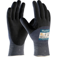 ATG MaxiCut&reg; Ultra Seamless Knit Cut Resistant Gloves, Large, 15 Gauge, Nitrile Coated, ASTM ANSI Level A3/EN 388 Level 5/EN 388 Level C - PIP Global Safety GP443755/L