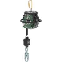 Cordage de s&eacute;curit&eacute; autor&eacute;tractable &agrave; bord d'attaque V-Edge, 20', Acier galvanis&eacute;, Pivotant - MSA 63406-00ACA