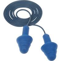 E-A-R Ultrafit Premolded Earplugs, Corded, One-Size, Bulk - Polybag, NRR 25 dB NRR dB - 3M 340-4007