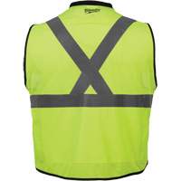Performance Safety Vest, High Visibility Lime-Yellow, Medium/Small - Milwaukee 48-73-5081