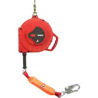 Cordage de s&eacute;curit&eacute; autor&eacute;tractable Rebel, 50', Acier galvanis&eacute;, Pivotant - 3M Protecta Protection Contre Les Chutes 3590547