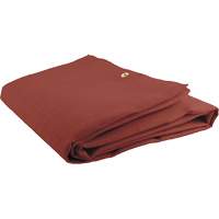Couverture de soudage en fibre de verre enduite de silicone, 6' la x 8' lo, R&eacute;sistance &agrave; la temp. 500 °F - Jackson Safety 36155
