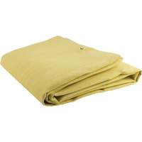 Couverture en fibre de verre enduite dacrylique, 6' la x 8' lo, R&eacute;sistance &agrave; la temp. 300 °F - Jackson Safety 36308