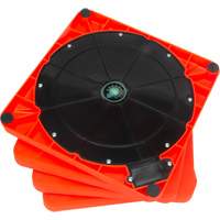 C&ocirc;ne de signalisation repliable, 28" h, Orange - Produits de sécurité Zenith 