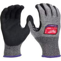 High-Dexterity Dipped Gloves, Large, 18 Gauge, Nitrile Coated, ASTM ANSI Level A7/EN 388 Level F - Milwaukee 48-73-7012