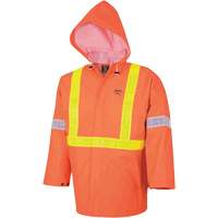 R85 Element FR FR 3-Piece Safety Rain Suit, Large - Ranpro Inc. V2243950-L