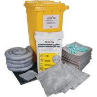 Trousse de lutte contre les d&eacute;versements de premi&egrave;re qualit&eacute;, Universel, Bac, Absorbance de 63 gal. US - Produits de sécurité Zenith 