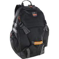 Arsenal 5188 Work Gear Jobsite Backpack with Hardhat Storage, 15" L x 7" W, Black, Nylon/Polyester - Ergodyne 13188
