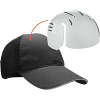Casquette de baseball standard Skullerz 8946 avec encart, Noir - Ergodyne 23402