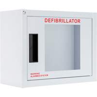 Standard Compact AED Cabinet with Alarm, Philips/Defibtech/Heartsine For, Non-Medical -  