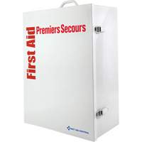 Armoire pour premiers soins SmartCompliance, R&eacute;pond &agrave; la norme CSA Z1220-17 type 3 environnements &agrave; haut risque, Moyen (26-50 travailleurs) - First Aid Central SC-CSA3M