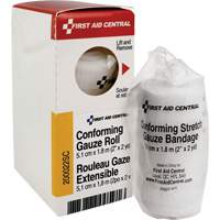 Recharge de bandage en gaze &eacute;tirable et conforme SmartCompliance, Rouleau, 6' lo x 2" la, St&eacute;rile, Dispositif m&eacute;dical Classe 1 - First Aid Central 200022SC