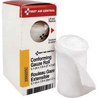 Recharge de bandage en gaze &eacute;tirable et conforme SmartCompliance, Rouleau, 6' lo x 2" la, St&eacute;rile, Dispositif m&eacute;dical Classe 1 - First Aid Central 200022SC