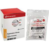Recharge de gants d'examen SmartCompliance, Vinyle, Sans poudre, Transparent, Classe 2 - First Aid Central 125006SC4