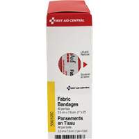 SmartCompliance&reg; Refill Adhesive Bandages, Rectangular/Square, 3", Fabric, Non-Sterile - First Aid Central 500010SC