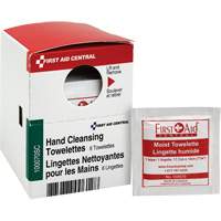 Recharge de lingettes nettoyantes SmartCompliance, Serviette, Nettoyage des mains - First Aid Central 100070SC