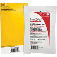 Recharge tampons pour trauma abdominal SmartCompliance - First Aid Central 150026SC2