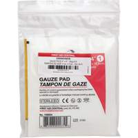 Recharge de gaze SmartCompliance, Tampon, 4" lo x 4" la, St&eacute;rile, Dispositif m&eacute;dical Classe 1 - First Aid Central 150004SC6
