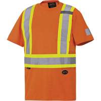 6978 T-shirt de s&eacute;curit&eacute;, Coton, Grand, Orange - Pioneer V1050550-L