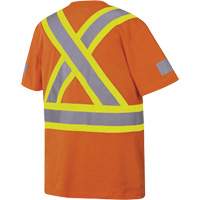 6978 T-shirt de s&eacute;curit&eacute;, Coton, Grand, Orange - Pioneer V1050550-L