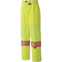 5999P Pantalon de s&eacute;curit&eacute; routi&egrave;re, Polyester, Petit, Jaune lime haute visibilit&eacute; - Pioneer V1070360-S