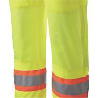 6000 Combinaison de s&eacute;curit&eacute;, Polyester, T-petit, Jaune lime haute visibilit&eacute; - Pioneer V1070460-XS