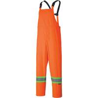 5598 Combinaison de pluie imperm&eacute;able et l&eacute;g&egrave;re, Polyester/PVC, Grand, Orange haute visibilit&eacute; - Pioneer V1080150-L