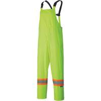 5599 Combinaison de pluie imperm&eacute;able et l&eacute;g&egrave;re, Polyester/PVC, Grand, Jaune lime haute visibilit&eacute; - Pioneer V1080160-L