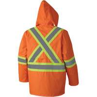 5608 Combinaison de pluie imperm&eacute;able 210D, Polyester/PVC, Petit, Orange haute visibilit&eacute; - Pioneer V1080250-S