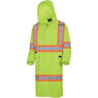 5631 Manteau long imperm&eacute;able The Rock 300D, Polyester, 5T-Grand, Jaune lime haute visibilit&eacute; - Pioneer V1081460-5XL