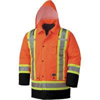 5020BB Waterproof 7-in-1 Parka, High Visibility Orange, 5X-Large - Pioneer V1120151-5XL