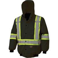 5026 Waterproof 7-in-1 Bomber Jacket, Polyester, Black, X-Large - Pioneer V1120370-XL