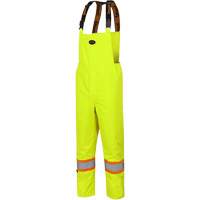 5054 Salopettes isol&eacute;es The Rock 300D, Polyester, Petit, Jaune lime haute visibilit&eacute; - Pioneer V1150460-S