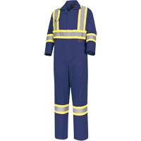 5516T Safety Coveralls, 50 (Tall), Navy Blue - Pioneer V202058T-50
