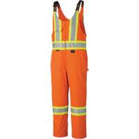 6617Z Combinaisons de s&eacute;curit&eacute; avec fermetures &agrave; glissi&egrave;re aux jambes, Poly-coton, 36, Orange haute visibilit&eacute; - Pioneer V2030210-36