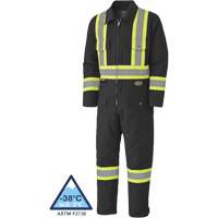 5539BKA Quilted Duck Coveralls, X-Large, Black - Pioneer V206097A-XL