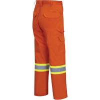 4462 Pantalon cargo de s&eacute;curit&eacute; brillant avec bande StarTech, Coton, 46, Orange haute visibilit&eacute; - Pioneer V2120250-46X34