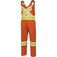 7712 FR-Tech&reg; Flame-Resistant Overalls, Small, High Visibility Orange - Pioneer V2540480-S