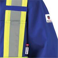 7706 Combinaison ignifuge FR-Tech avec fermetures &agrave; glissi&egrave;re aux jambes, Taille 36, Bleu royal, 9,7 cal/cm² - Pioneer V2540510-36